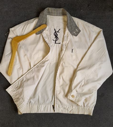 ysl jacket with logo|ysl jacket vintage.